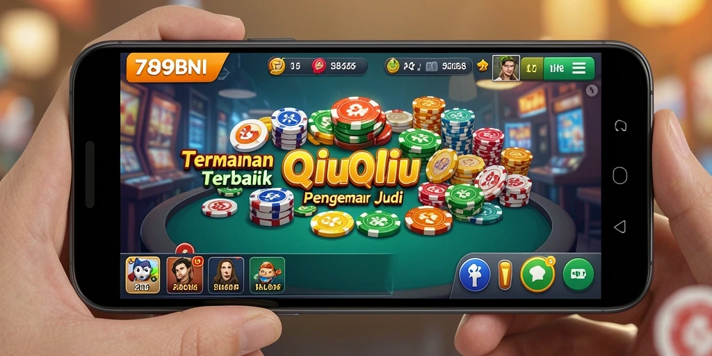 Tampilan menarik dari gameplay QiuQiu di 789BNI.