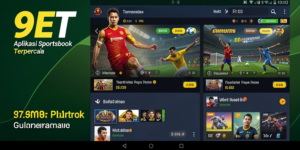 Gameplay menarik dari aplikasi Sportsbook 9ET menunjukkan taruhan yang seru.