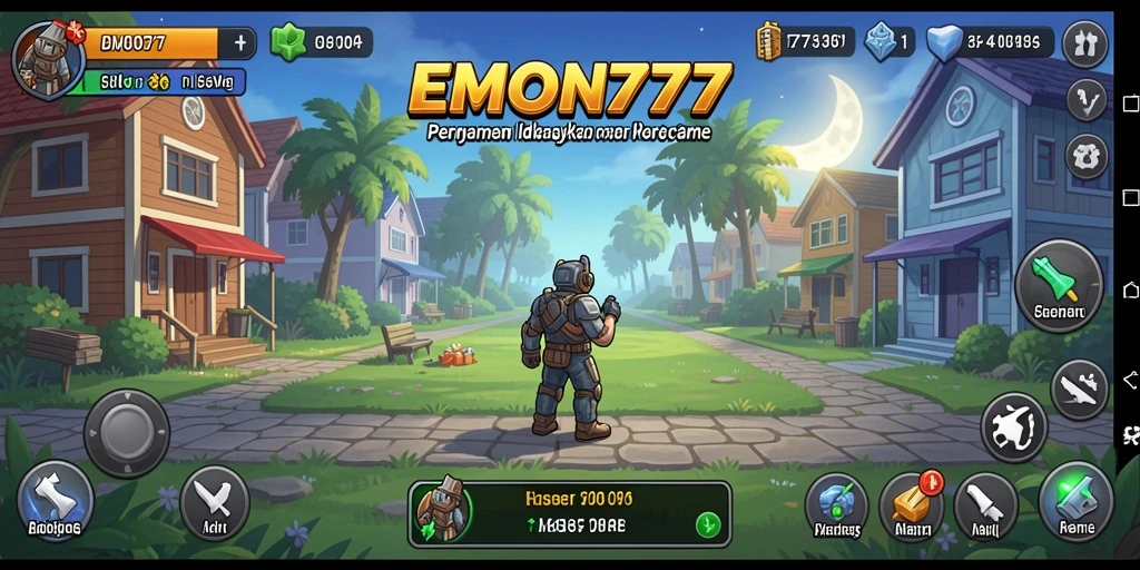Screenshot dari gameplay <strong>EMON777</strong> yang menampilkan momen santai dan strategis.