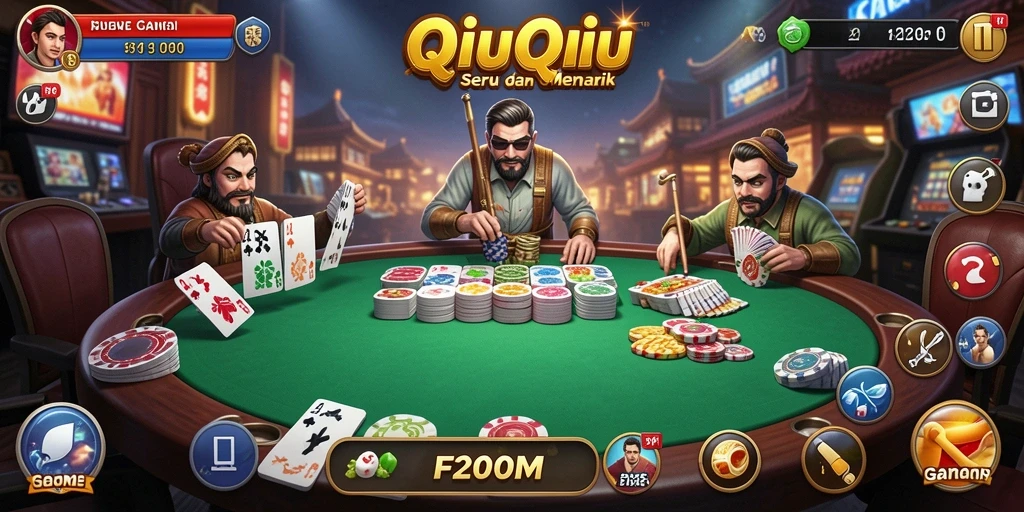 Tampilan gameplay F200M yang seru dan menarik.