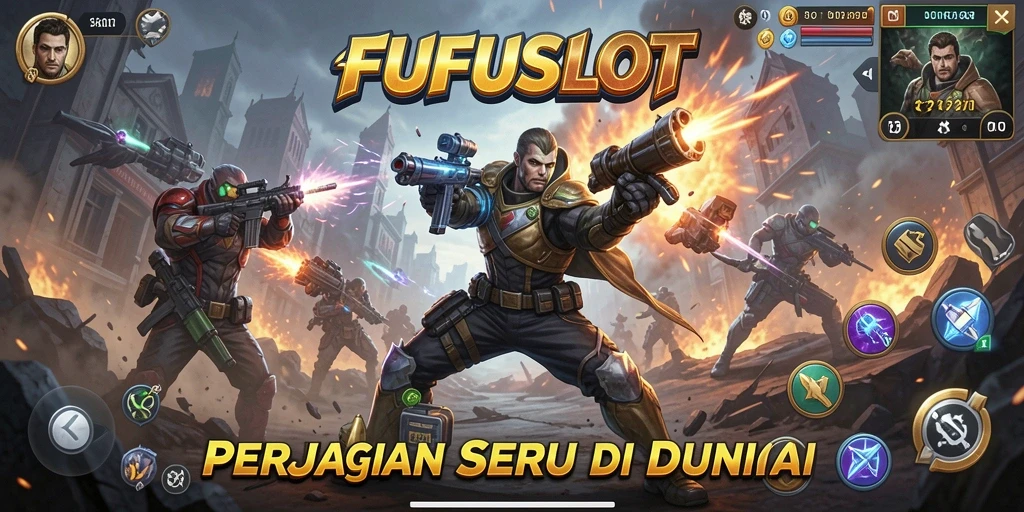 Tampilan seru gameplay FUFUSLOT dengan aksi mendebarkan.