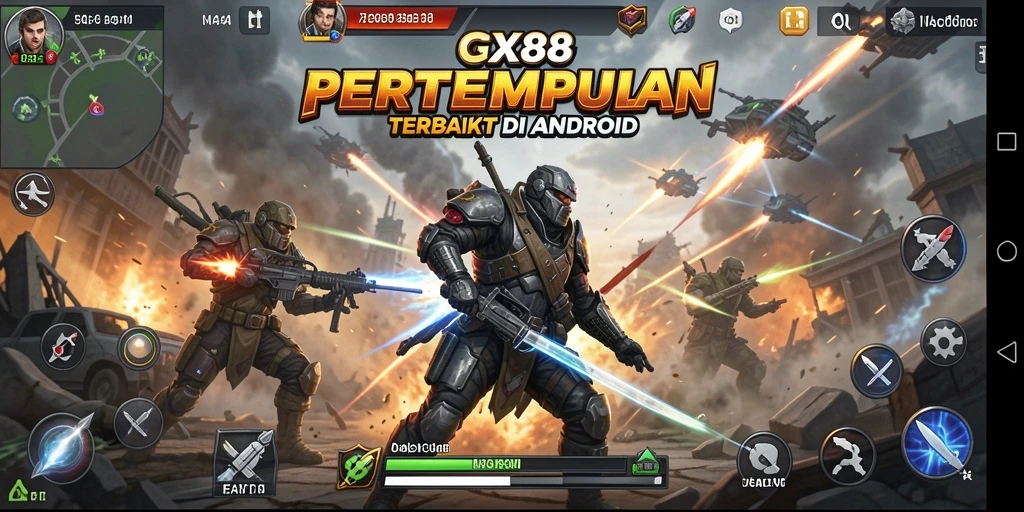 Tampilkan aksi seru dan karakter kuat dalam GX88.