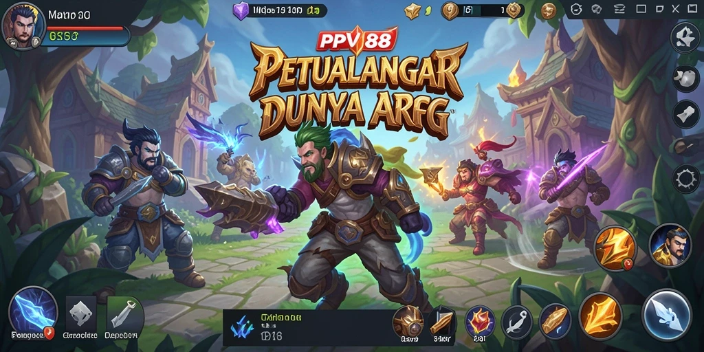 Tampilan seru dari pertarungan ARPG di PPV88.