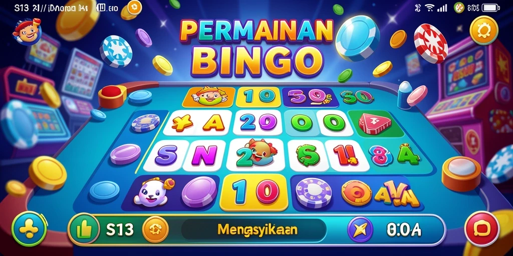Screenshot gameplay S13 yang menampilkan suasana Bingo yang seru.