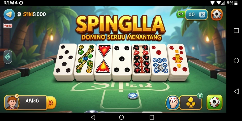 Tampilan gameplay seru dan interaktif di SPINGILA.