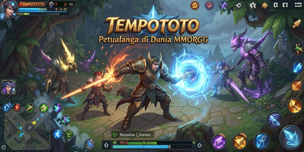 Gameplay seru di dunia fantasi TEMPOTOTO yang menakjubkan.
