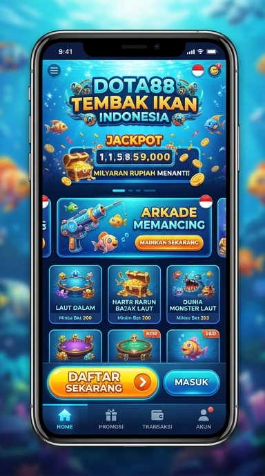 Tampilan antarmuka aplikasi dota88 yang sederhana dan intuitif.
